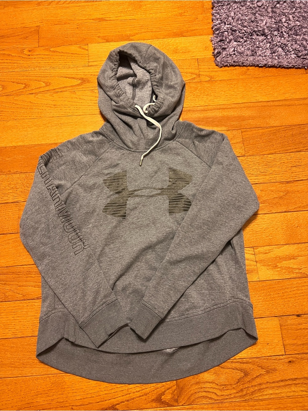 Under Armour gray fleece hoodie